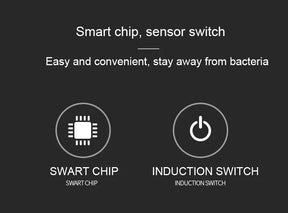 Lixeira de reciclagem Inteligente, Sensor automático.