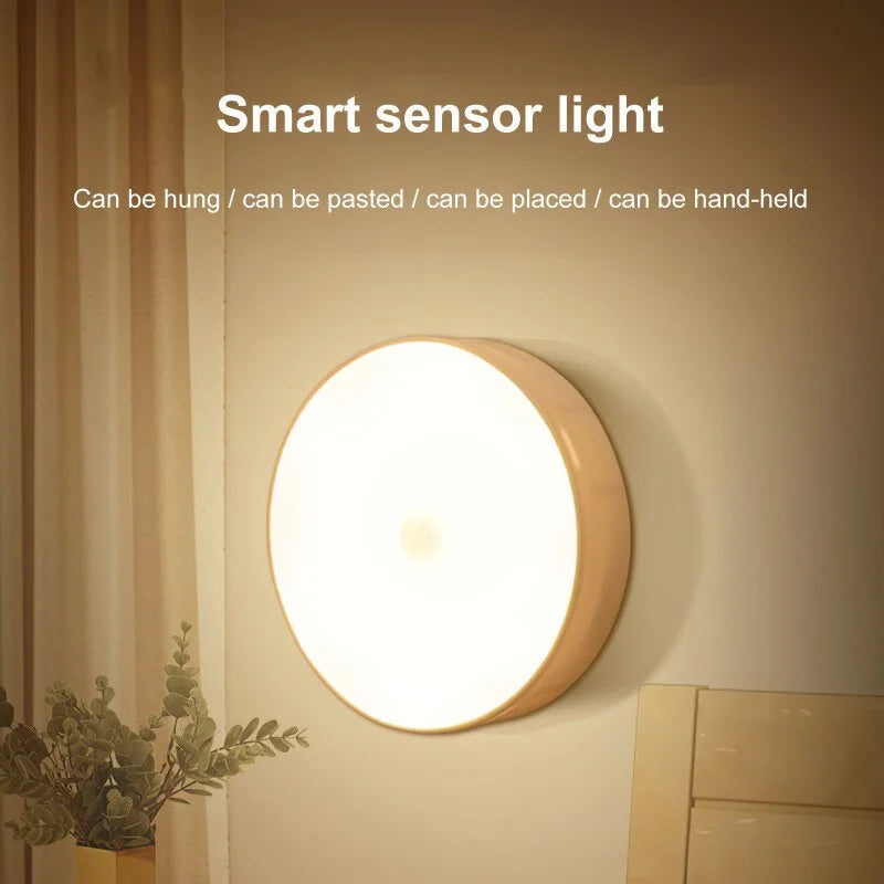 LED Inteligente Sensor do Corpo Humano Night Lamp