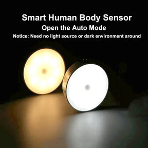 LED Inteligente Sensor do Corpo Humano Night Lamp