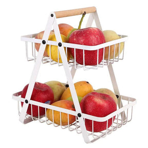 Cesta Portátil para Frutas com Alças Resistente