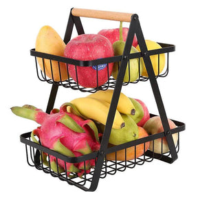 Cesta Portátil para Frutas com Alças Resistente