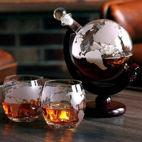 Decanter de Vidro Globo para Whisky Elegante e Funcional