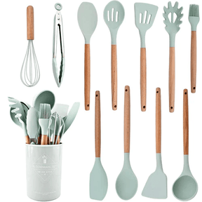 Kit de Utensílios de Silicone Premium