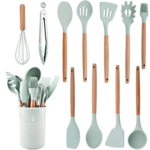 Kit de Utensílios de Silicone Premium