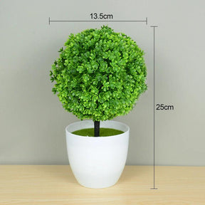 Vaso Com Planta Artificial Para Decoração